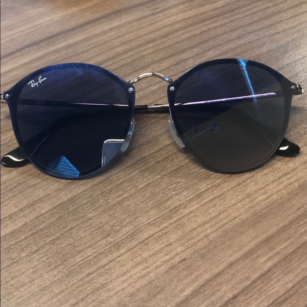 Ray Ban round RB3574 blue